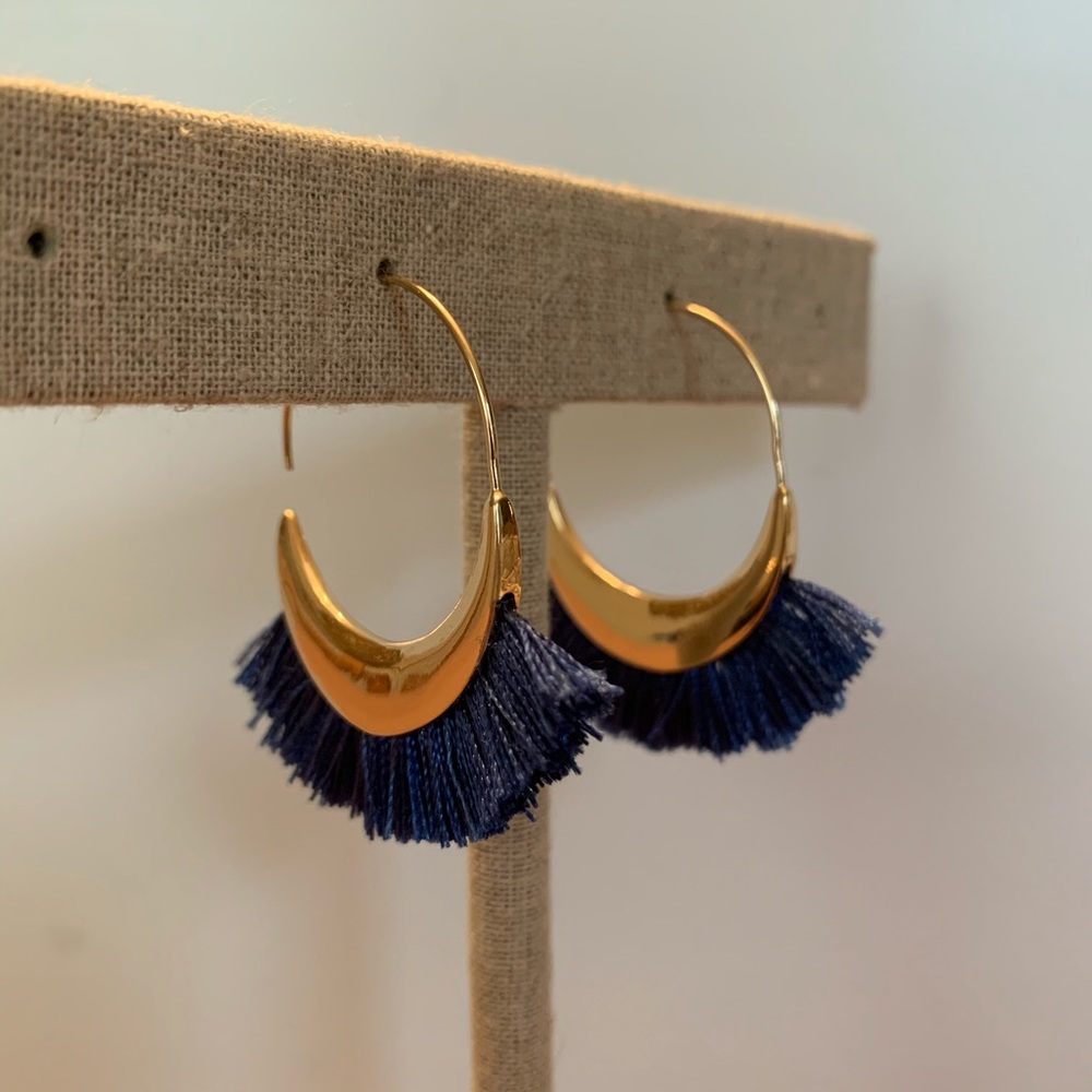 Tassel Hoops - Picture 2 of 4